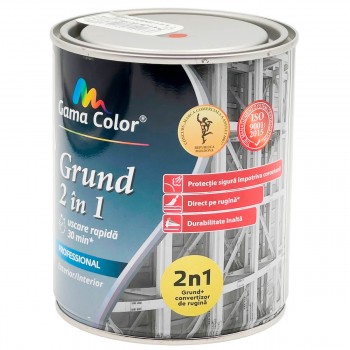 Грунтовка 2 в 1 Gama Color ГФ-021 красно-коричневая 2.7 кг для металла и дерева
