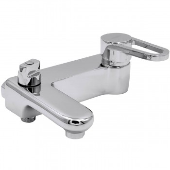 Baterie pentru cadă Darko Cubo monocomandă, din alamă cu acoperire cromată (Art. 49058)