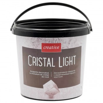 Декоративное перламутровое покрытие Modem Crystal Light, прозрачное, 1 кг