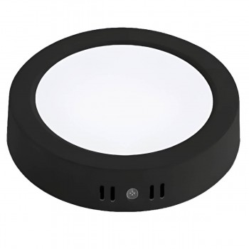 Светильник потолочный светодиодный Horoz Electric Milena-18 18 Вт 3 режима 3000-4000-6000 К чёрный 173 мм 0160830018020