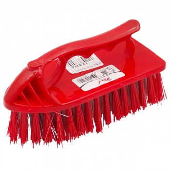 Щетка-утюжок MAXEL Y-515 14 см, хозяйственная с ручкой, жесткая щетина