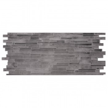 Стеновая панель ПВХ серый камень 96х48 см (Арт. L9045)