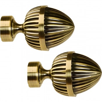 Cap Dekora Prestige 25 Fanetto pentru galerii 25 mm Antik (2 bucăți)