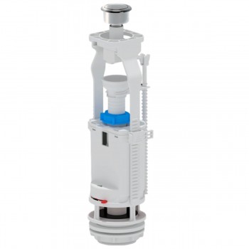 Mecanism de scurgere pentru toaletă ANI Plast WC7050C cu buton dublu cromat