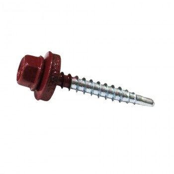 Șurub pentru acoperiș Wkret-met 4.8x55 mm pentru lemn, roșu (Art. 042154)