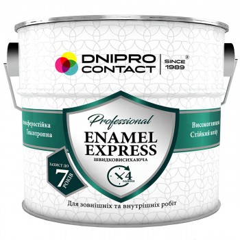 Эмаль DNIPRO Contact ENAMEL EXPRESS шоколадный 2,5 кг