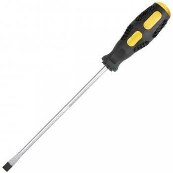 Шлицевая отвертка Top Tools 39D645, 8,0 мм x 200 мм, намагниченное жало, двухкомпонентная рукоятка