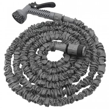 Furtun pentru grădină extensibil KUBBER 15 m cu pistol 7 funcții