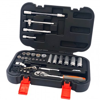 Set de instrumente STHOR 1/4", 42 obiecte (Art. 58641)