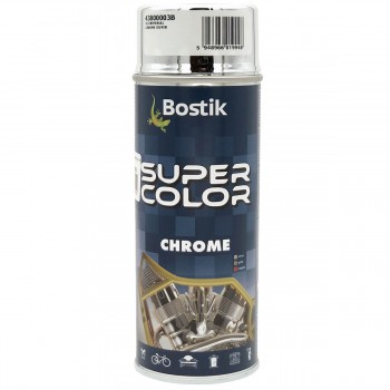 Vopsea spray Bostik SUPER COLOR CHROME argintiu, 400 ml