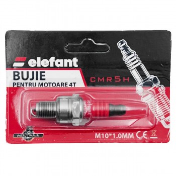 Bujie pentru motoare pe benzină în 4 timpi Elefant CMR5H, filet M10x1 mm, 1 electrod