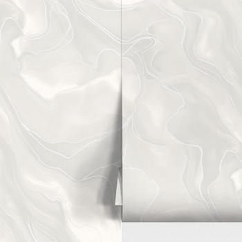 Обои виниловые на флизелиновой основе Wallsecret Comfort Ultramarin 9066-21 белый 10 м х 1,06 м