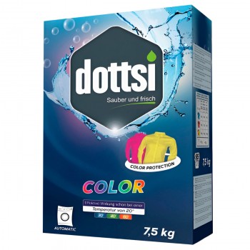 Стиральный порошок Dottsi Sauber und frisch COLOR 7.5 кг