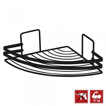 Raft pentru baie unghiular negru mat 260 x 180 x 110 mm OKYANUS MAGIC FIX 740