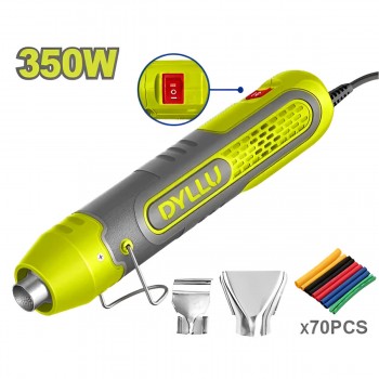 Фен для термоусадки DYLLU 350 Вт, 50-400 °C, 180-250 л/мин DTHG2501