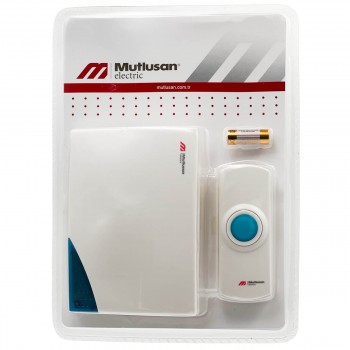Sonerie de ușă fără fir Mutlusan A-148, 32 melodii, până la 50 m, albă