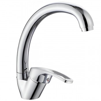 Baterie pentru bucătărie Rossa Bianca monocomandă, crom