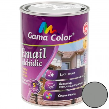 Email alchidic Gama Color gri deschis, lucios, 2.7 kg