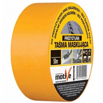 Малярная лента Motive 11 мм х 50 м, из рисовой бумаги (арт. 020 341)
