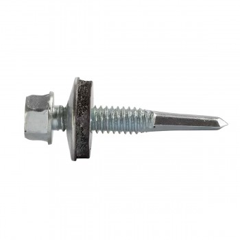 Șurub pentru acoperiș autoforant Wkret-met 5,5 x 38 mm pentru metal până la 12 mm EPDM (Art. 047002)