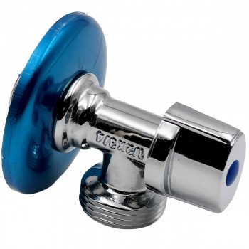 Robinet cu bilă unghiular Valfex 1/2" x 3/4" pentru instalații sanitare