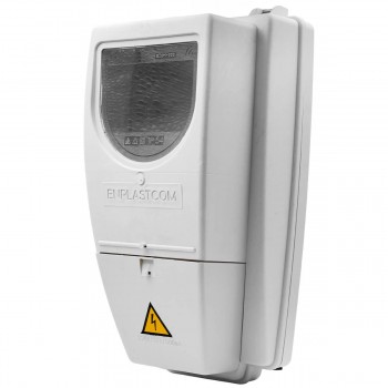 Ladă pentru contor monofazat ENPLASTCOM BZUM-220, din plastic, 220V, IP54