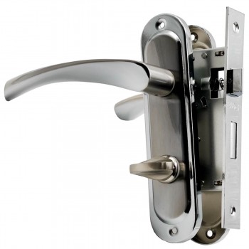 Broască îngropată EADER 162BK SN/CP R pentru toaletă, nichel satin/crom