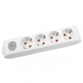 Bloc electric VIKO cu împământare 4 prize 16A 230 V IP20 90118400