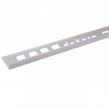 Profil pentru gresie L12 Dekora (Din aluminiu; 12.5 mm, 2.5 m) Silver Matt