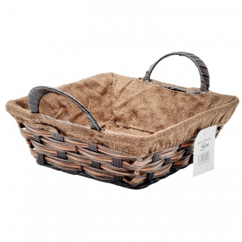 Coș de depozitare pătrat împletit JA2068