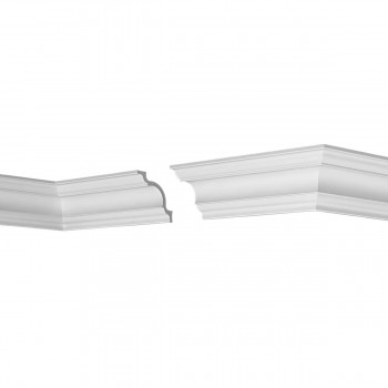 Plintă pentru tavan De-Baghet LIGHT A80, 76x76x2000 mm, XPS