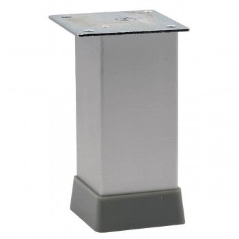 Picior pentru mobilă pătrată relief 100 mm