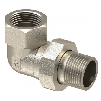 Американка угловая EMIRPLAST 1/2 ВР х 1/2 НР, латунная, никелированная (Арт. 35330017001210)