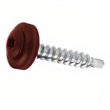 Șurub pentru acoperiș TX20 Wkret-met 4.8x35 mm pentru metal, maro închis (Art. 042717)