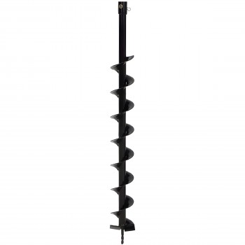 Шнек для мотобура Hammer HMB-B100, 100х800 мм, посадка 20 мм (бур земляной)