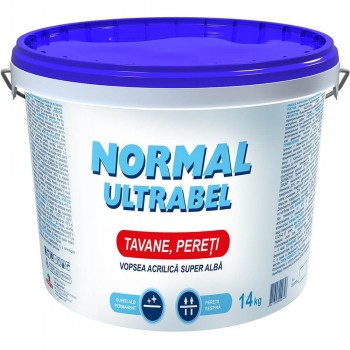 Краска водоэмульсионная Supraten Normal Ultrabel для стен и потолков белая 14 кг