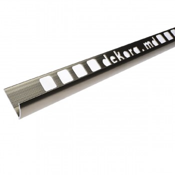 Profil din aluminiu pentru gresie Z8 Dekora 8 mm, colț extern, Champagne Polish, 2.5 m