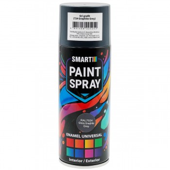 Эмаль аэрозольная универсальная Smart Color графитовый серый RAL7024 350 г