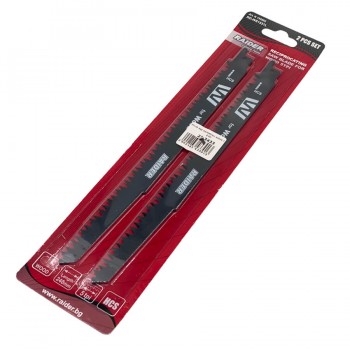 Pânze pentru ferăstrău sabie Raider (pentru lemn; 10x80x310 mm; 2 buc.) 155407