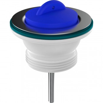 Ventil de scurgere pentru chiuvetă Aquant NV113-65-MR, 1 1/2" x 40 mm, grilă din oțel inoxidabil 70 mm, cu dop
