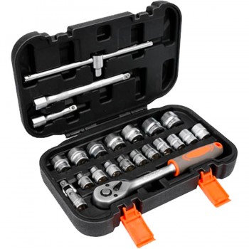Set de instrumente STHOR 3/8", 22 obiecte (Art. 58661)