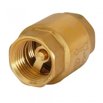 Клапан обратный Hydro-S 1 ВР x 1 ВР латунный 0470022