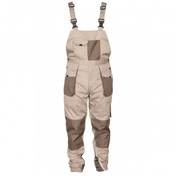 Salopetă de lucru PROFMET mărime S, 65% Poliester, 35% Bumbac, bej/khaki (Art. 365720)