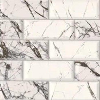 Faianță ceramică pentru perete Bien Seramik Verona negru alb 300x600 mm