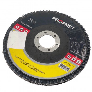 Disc lamelar pentru metal/lemn Profmet 125x22,23 mm P80 (310633)