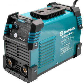 Aparat de sudură cu invertor Hammer MMA-250, 250 A, MMA/TIG Lift, 5000 W, electrozi 2-4 mm