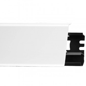 Plintă pentru podea din PVC Arbiton INDO 01 Alb Lucios 2500 mm