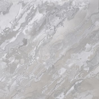Tapet vinilic pe bază de flizelină 10406LH, gri deschis, model abstract cu efect de marmură, 0,53 x 10 m