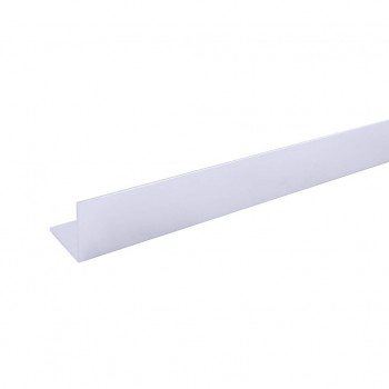 Colț din aluminiu pentru gresie A20 20x20 mm, 2.5 m, Dekora Polish Silver