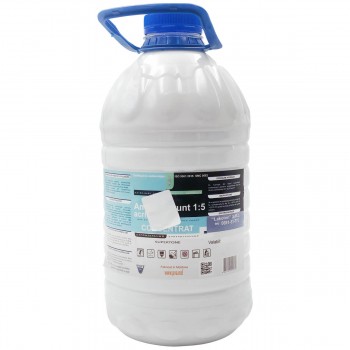 Grund acrilic pentru construcții, concentrat 1:5, universal, 5 l, alb